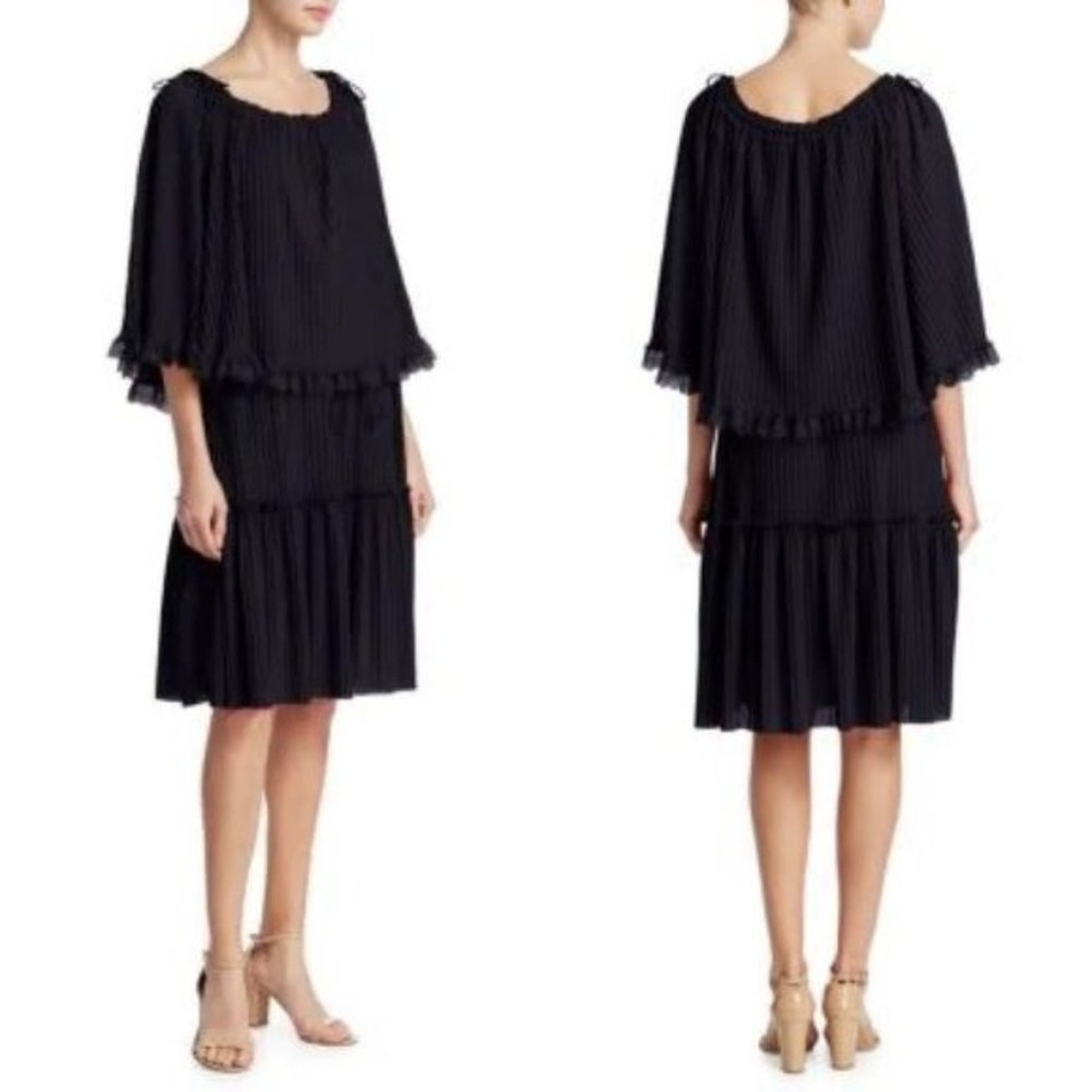 See By Chloe Gauzy Layered Dress Ink Navy